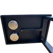 Metal Food & Drink Cart For Poker Side Table, Metal Side Table